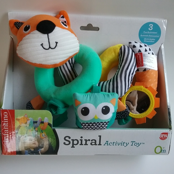 baby spiral activity toy
